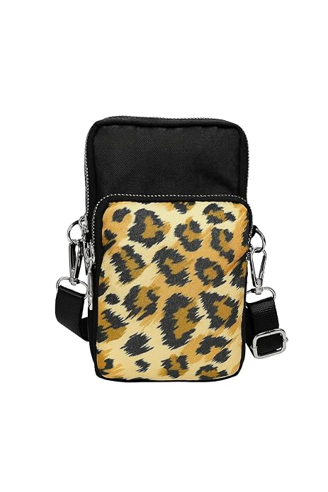 Bag in Bag In Floral Crossbody Bag with Multiple Zippered Compartments - Compact, Stylish and Convenient for Travel and Daily Use