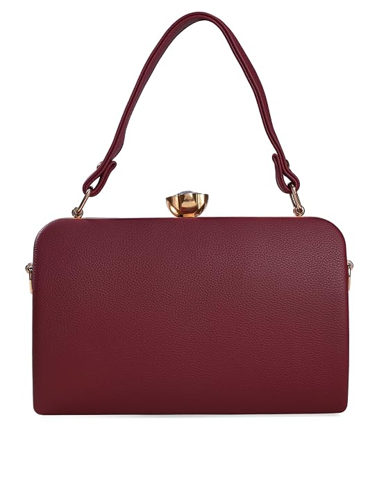 Bag in Elegant Black Floral Handbag with Crystal Clasp Vintage-Inspired Evening Bag for Special Occasions