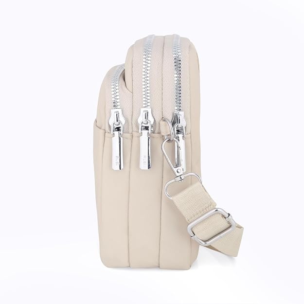 Bag in Multi-Compartment Crossbody Phone Bag for Women Stylish and Compact Zippered Pouch with Adjustable Strap – 8 Trendy Colors for Everyday Use