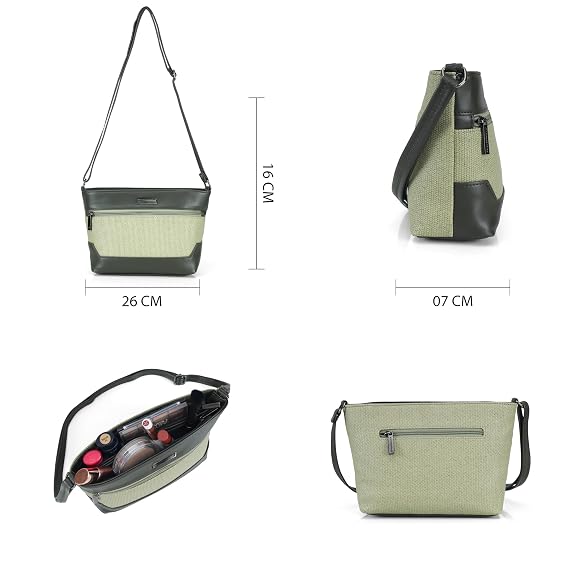 J I ACCESSORIES Sling Bag for Women – Stylish Crossbody Handbag for Travel, Office & Evening Use