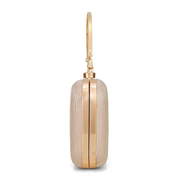 BAG IN Women Evening Hand Clutch | Ladies Party Wedding Purse with Chain Strap