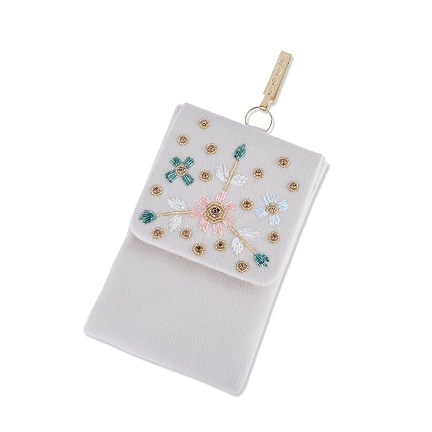 Bag in Floral Beaded Mobile Sling Bag for Women