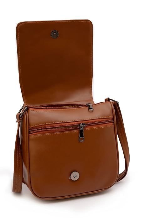 Bag in Crossbody Sling Bag for Women Stylish PU Leather Shoulder Bag