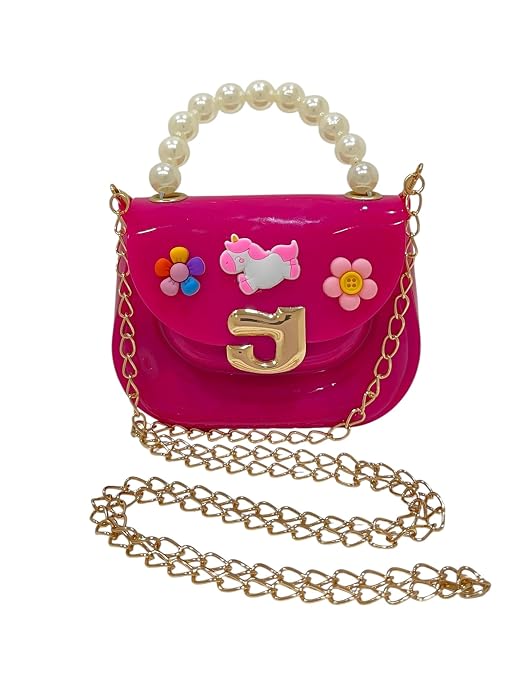 J I ACCESSORIES Cartoon Silicone Crossbody Handbag & Purse – Cute Sling Bag for Girls, Stylish Gift for Children, Trendy Handbag for Women & Girls