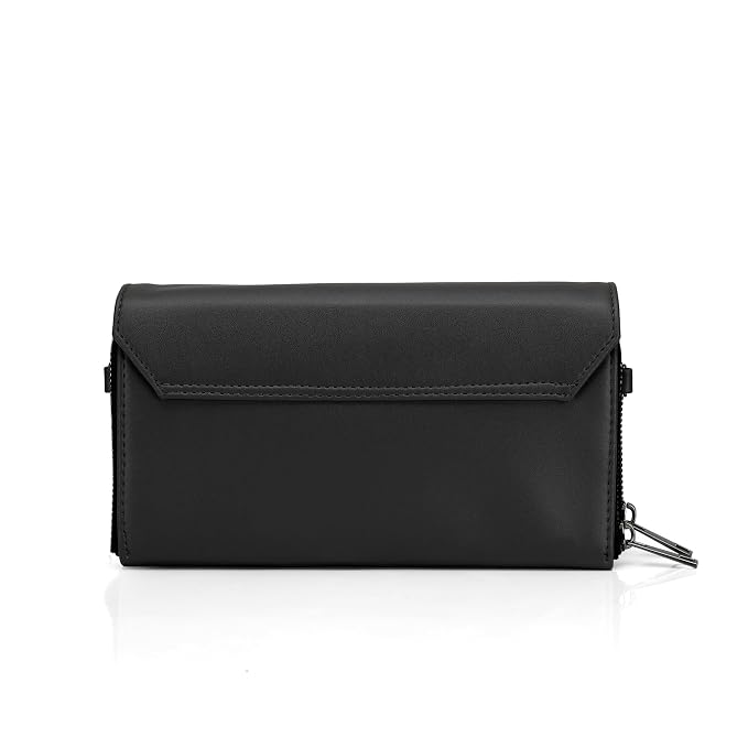 J I Elegant Premium Women’s Clutch Wallet Luxury Look with Zip Closure