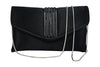Bag in Elegant Satin Evening Clutch Bag Stylish Envelope Purse with Rhinestone Detail and Detachable Chain Perfect for Formal Events and Special Occasions