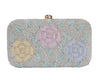 Bag in Women's Elegant Floral Beaded Clutch Bags with Chain Strap Stylish and Sophisticated Evening Handbags
