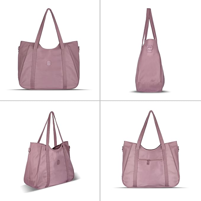 Bag in Women’s Tote Bag with Zipper & Adjustable Shoulder Strap – Lightweight Large Handbag for Work, Travel & Daily Use