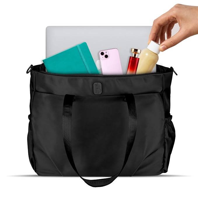 Bag in Premium Large Capacity Everyday Tote Bag for Women with Zipper Closure and Multi Pocket Storag