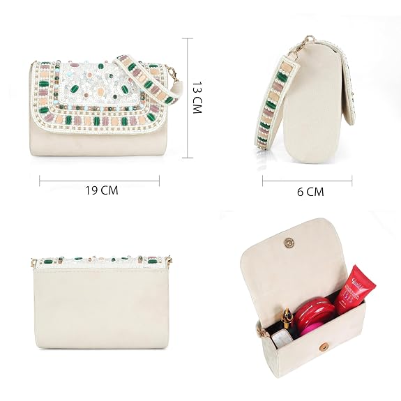 J I Accessories Women wedding designer clutch purse
