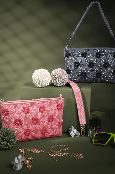 Bag in Women's Exquisite Floral Embroidered Clutch Purses 8 Elegant Designs for Every Occasion