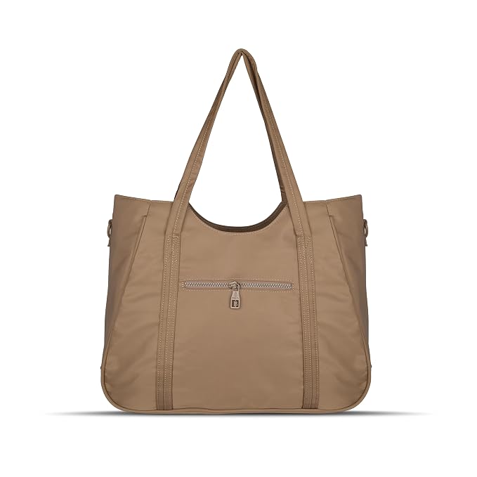 Bag in Women’s Tote Bag with Zipper & Adjustable Shoulder Strap – Lightweight Large Handbag for Work, Travel & Daily Use