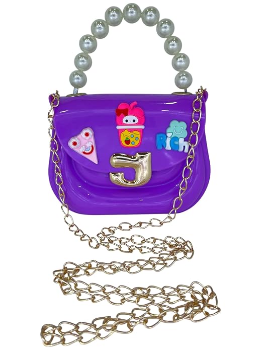 J I ACCESSORIES Cartoon Silicone Crossbody Handbag & Purse – Cute Sling Bag for Girls, Stylish Gift for Children, Trendy Handbag for Women & Girls