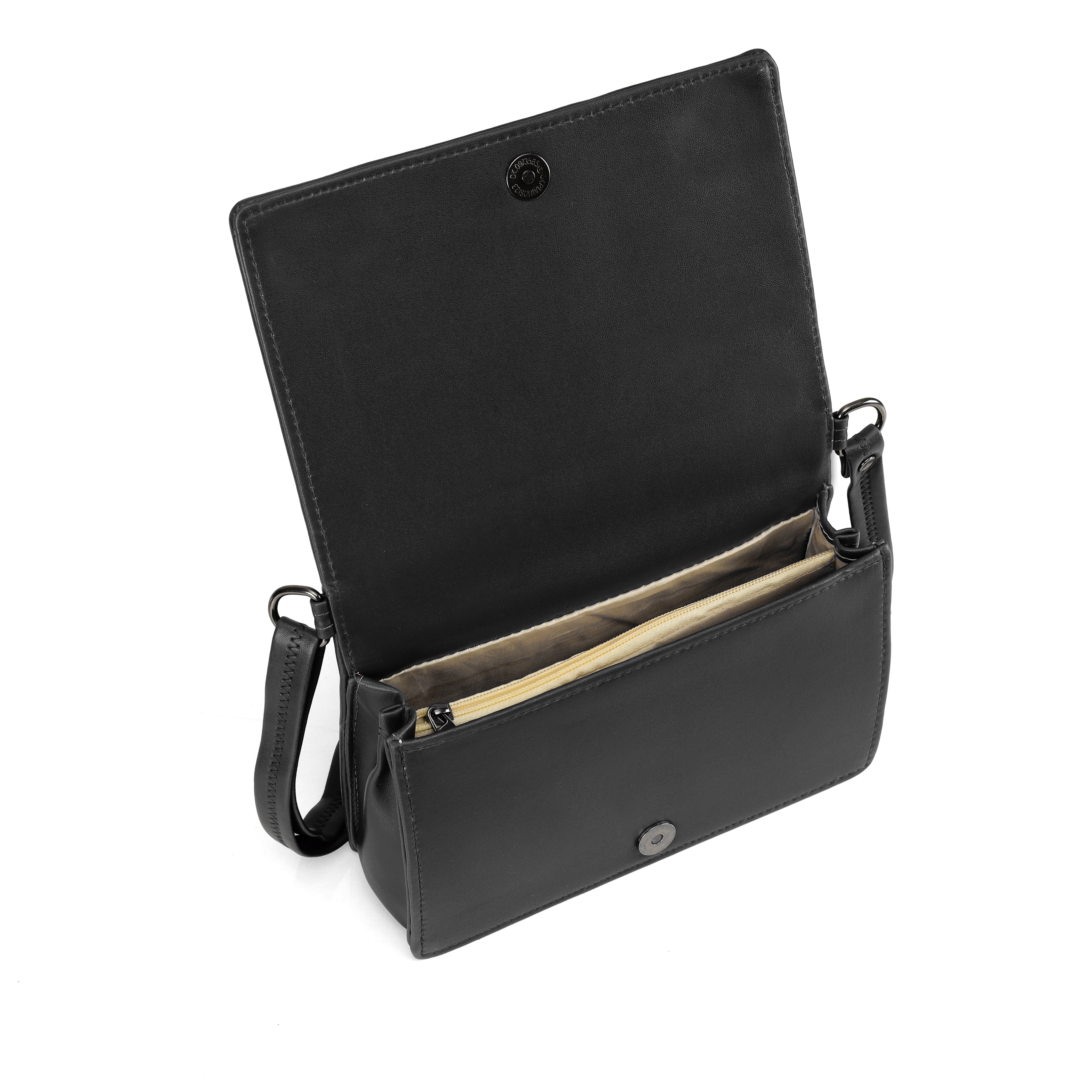 Premium Women’s Sling Clutch Bag | Stylish PU Leather Shoulder Purse with Magnetic Lock – Black, Wine & Taupe