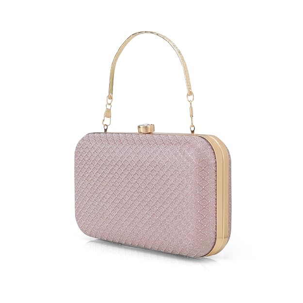BAG IN Women Evening Hand Clutch | Ladies Party Wedding Purse with Chain Strap
