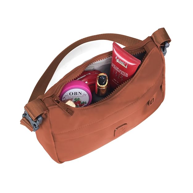 Bag in Women’s Small Crossbody Bag, Lightweight Nylon Shoulder Purse with Zipper Pocket, Adjustable Strap