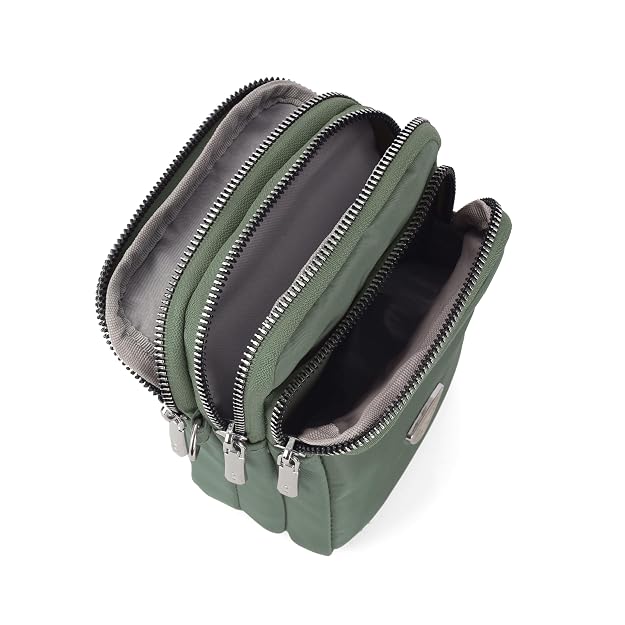 Bag in Multi-Compartment Crossbody Phone Bag for Women Stylish and Compact Zippered Pouch with Adjustable Strap – 8 Trendy Colors for Everyday Use