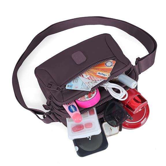 J I Luxury Style Mini Crossbody Sling Bag for Women – Compact, Durable & Multi-Compartment Design