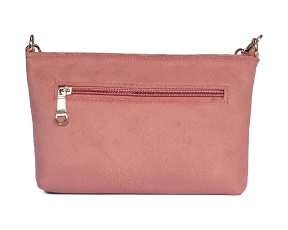 J I ACCESSORIES Velvet Hand-Embroidered Floral Clutch