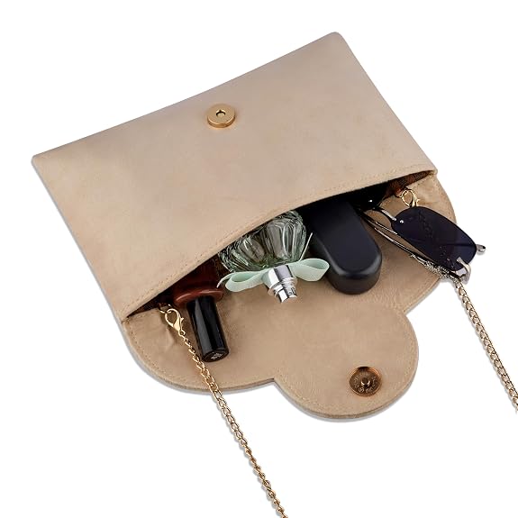 J I ACCESSORIES Golden Medallion Velvet Clutch Purse