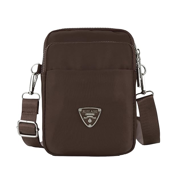 Bag in Multi-Compartment Crossbody Phone Bag for Women Stylish and Compact Zippered Pouch with Adjustable Strap – 8 Trendy Colors for Everyday Use