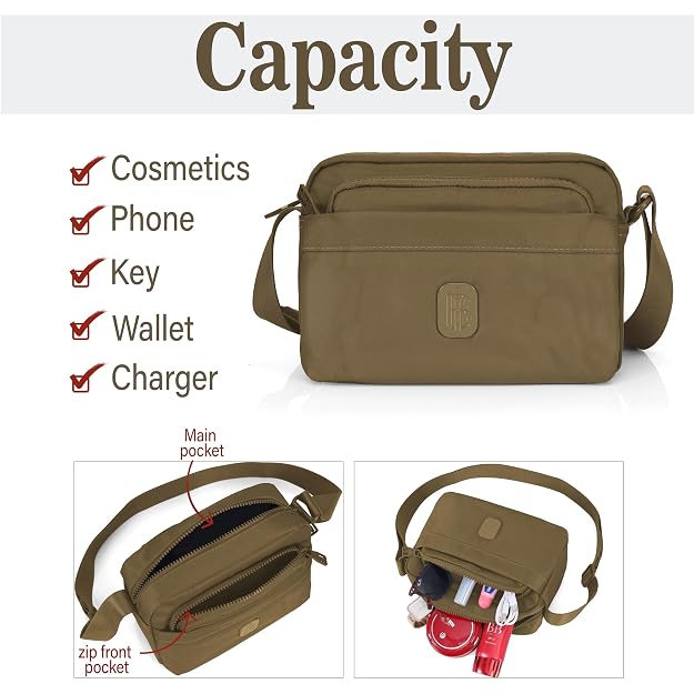 Bag in Women’s Crossbody Bag with Adjustable Strap – Lightweight Shoulder Purse