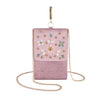 Bag in Floral Beaded Mobile Sling Bag for Women
