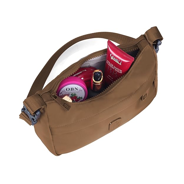 Bag in Women’s Small Crossbody Bag, Lightweight Nylon Shoulder Purse with Zipper Pocket, Adjustable Strap