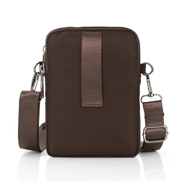 Bag in Multi-Compartment Crossbody Phone Bag for Women Stylish and Compact Zippered Pouch with Adjustable Strap – 8 Trendy Colors for Everyday Use