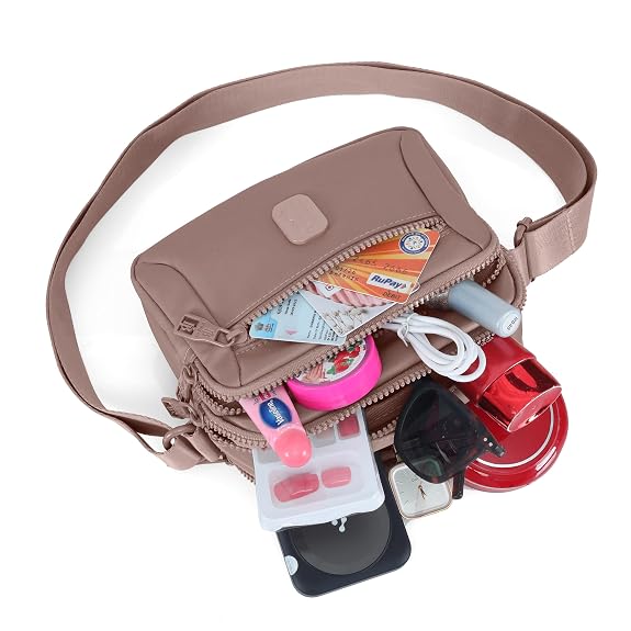 J I Luxury Style Mini Crossbody Sling Bag for Women – Compact, Durable & Multi-Compartment Design