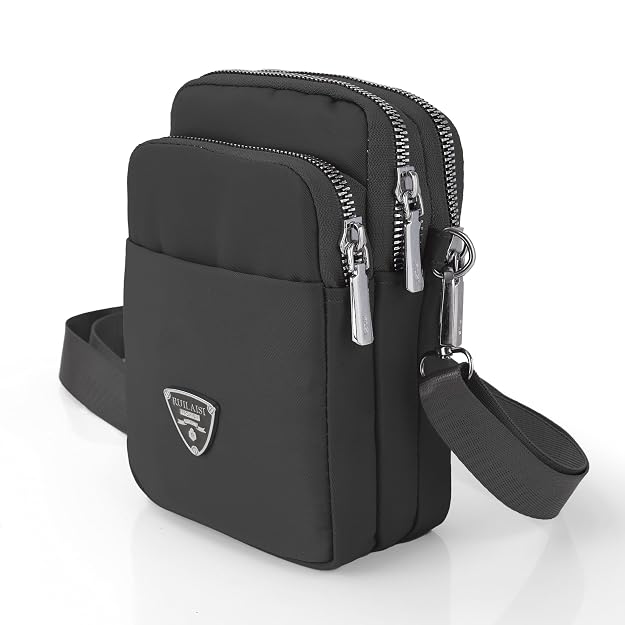Bag in Multi-Compartment Crossbody Phone Bag for Women Stylish and Compact Zippered Pouch with Adjustable Strap – 8 Trendy Colors for Everyday Use