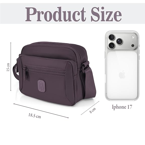 J I Luxury Style Mini Crossbody Sling Bag for Women – Compact, Durable & Multi-Compartment Design