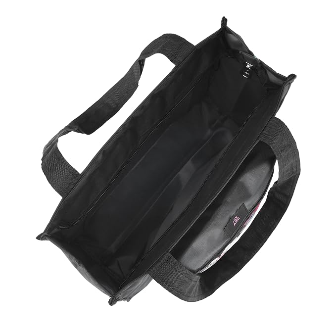 Bag in Foldable Tote Bag for Travel & Grocery – Floral Design, Zipper Closure