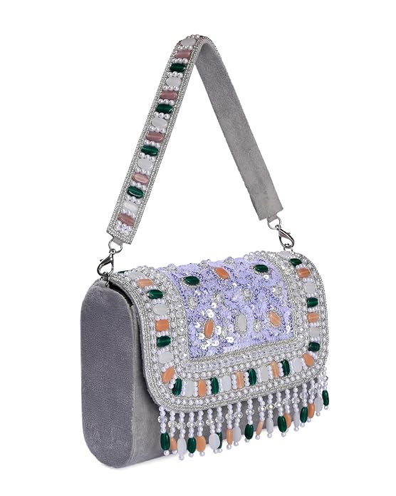 J I Accessories Women wedding designer clutch purse