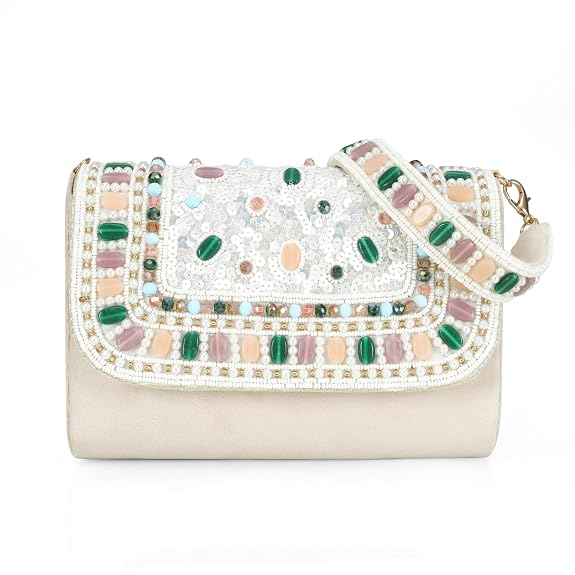 J I Accessories Women wedding designer clutch purse
