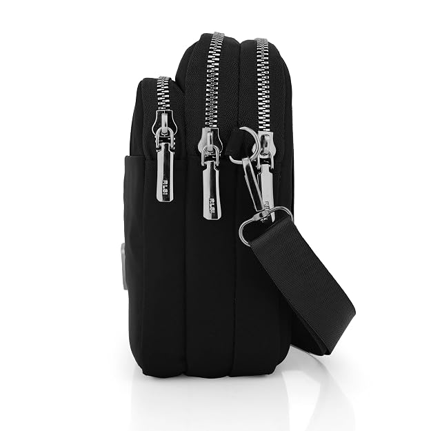 Bag in Multi-Compartment Crossbody Phone Bag for Women Stylish and Compact Zippered Pouch with Adjustable Strap – 8 Trendy Colors for Everyday Use