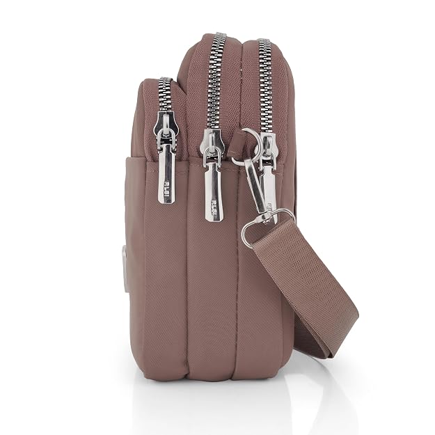 Bag in Multi-Compartment Crossbody Phone Bag for Women Stylish and Compact Zippered Pouch with Adjustable Strap – 8 Trendy Colors for Everyday Use