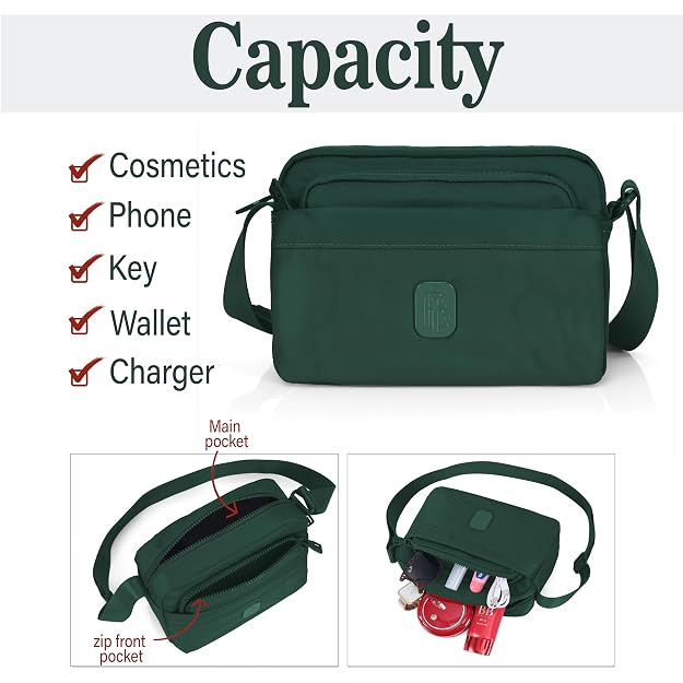 Bag in Women’s Crossbody Bag with Adjustable Strap – Lightweight Shoulder Purse