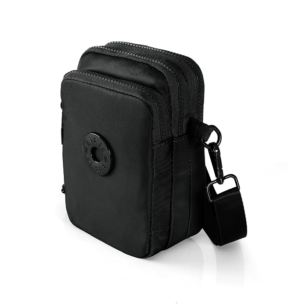 BAG IN Crossbody Travel Bag with Adjustable Strap, Multi-Pocket Phone Purse, Lightweight Nylon Shoulder Bag for Everyday Essentials
