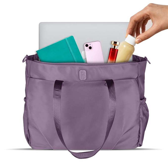 Bag in Premium Large Capacity Everyday Tote Bag for Women with Zipper Closure and Multi Pocket Storag