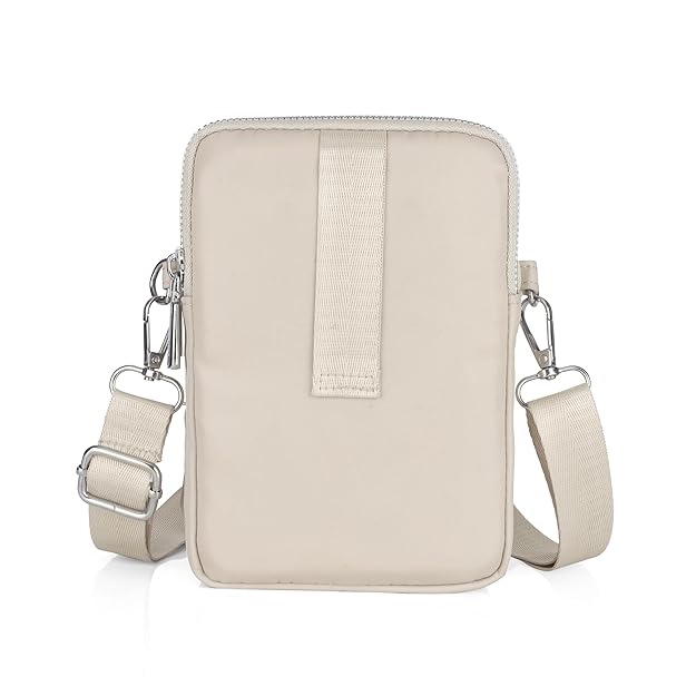 Bag in Multi-Compartment Crossbody Phone Bag for Women Stylish and Compact Zippered Pouch with Adjustable Strap – 8 Trendy Colors for Everyday Use