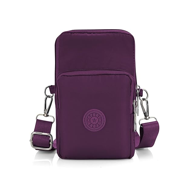 Bag in Women’s Floral Crossbody Phone Bag – Multi-Pocket Small Shoulder Purse with Adjustable Strap
