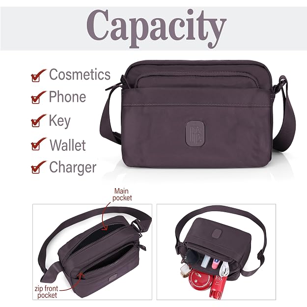 Bag in Women’s Crossbody Bag with Adjustable Strap – Lightweight Shoulder Purse