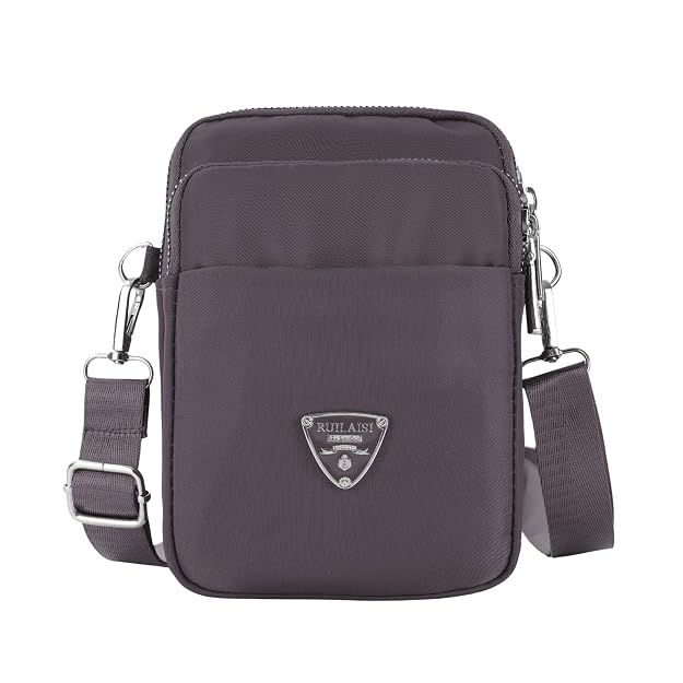 Bag in Multi-Compartment Crossbody Phone Bag for Women Stylish and Compact Zippered Pouch with Adjustable Strap – 8 Trendy Colors for Everyday Use