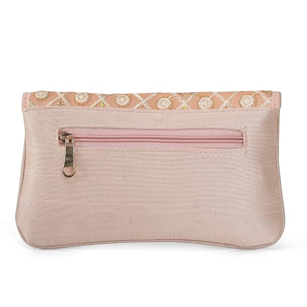 BAG IN Handmade Embroidered Sling Clutch – Wedding, Party & Festive Occasion Purse