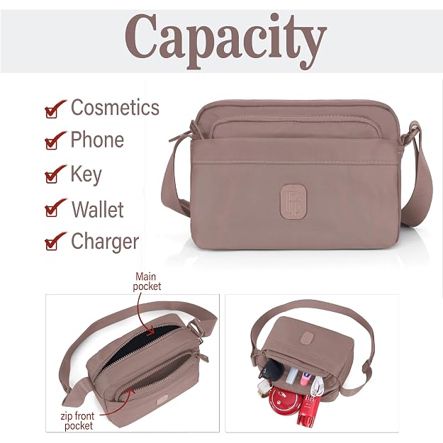 Bag in Women’s Crossbody Bag with Adjustable Strap – Lightweight Shoulder Purse
