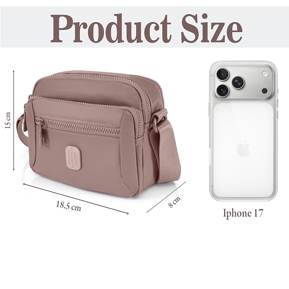 J I Luxury Style Mini Crossbody Sling Bag for Women – Compact, Durable & Multi-Compartment Design