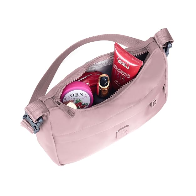 Bag in Women’s Small Crossbody Bag, Lightweight Nylon Shoulder Purse with Zipper Pocket, Adjustable Strap