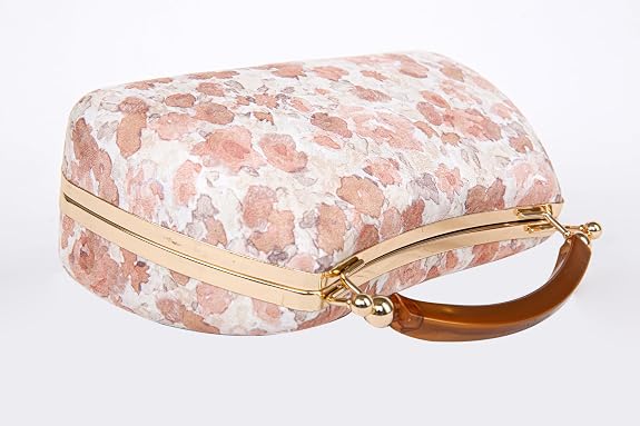Bag in Floral Handbag with Gold Accents & Crossbody Strap Stylish and Compact Accessory for Every Occasion