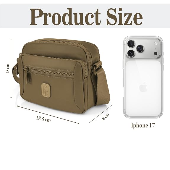 J I Luxury Style Mini Crossbody Sling Bag for Women – Compact, Durable & Multi-Compartment Design